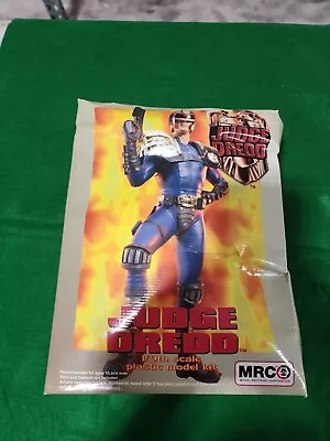 MRC #01 JUDGE DREDD FIGURE 1/9 PLASTIC 8  INCH MODEL KIT Open BOX.  • $44.99