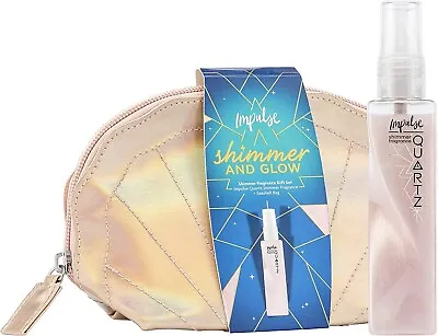 Impulse Shimmer And Glow Fragrance Gift Set With Festival Essentials Body Mist • £14.99