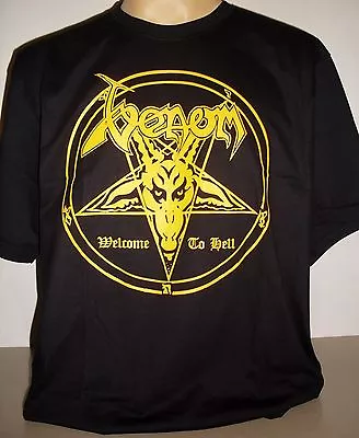 Venom Welcome To Hell T-Shirt Size S M L XL 2XL 3XL Black Metal Band XXL XXXL • $17.99