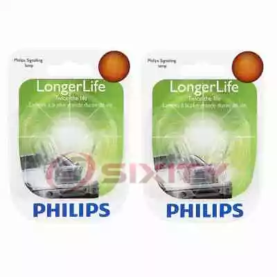 2 Pc Philips Front Side Marker Light Bulbs For Volvo S80 XC60 1999-2013 Iy • $10.72