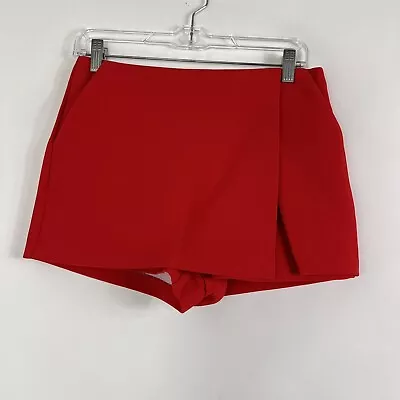 Forever 21 Mini Skort Women's Medium High Rise Red Above Knee Stretch • $7.99