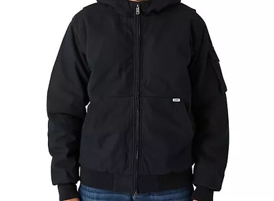 Lee Premium Select Men's Workwear Canvas Sherpa Lined Bomber Jacket Black S-3XL • $39.99