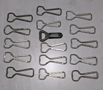 Lot Of 16 Mixed Vintage Advertising Bottle Opener USA • $20