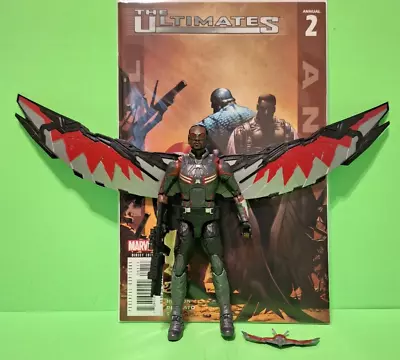 Marvel Legends THE FALCON INFINITY WAR 2-PACK + COMIC THE ULTIMATES ANNUAL # 2 • $18.99