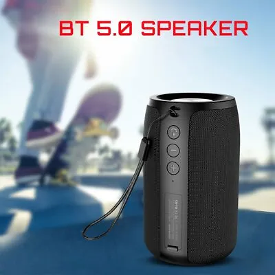 Wireless Mini Bluetooth Portable Speaker Super Bass Mic For Iphone Ipad Phones • £17.99