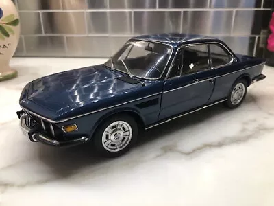 Autoart 1/18 BMW 3.0 CSI Met Blue Model # 70672 Extremely Rare Discontinued No B • $750