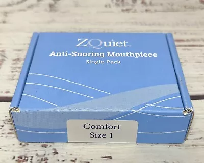 ZQuiet Anti-Snoring Mouthpiece Comfort Size 1 New Sealed • $67.43