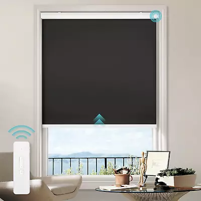 Motorized Roller Shades Automatic Smart Blinds For Windows With Remote Contr... • $99.97