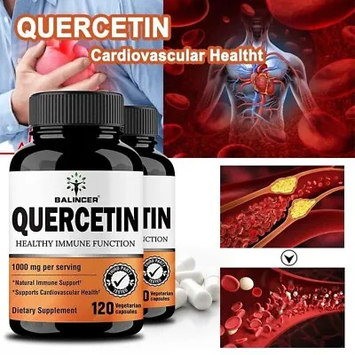 Quercetin 1000 MG Per Serving - Antioxidant - Healthy Immune Function • £7.80