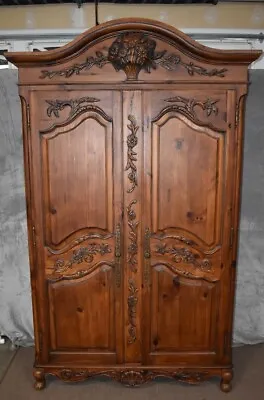 Ethan Allen Legacy Country French Armoire Pine #13-9423 Finish #149  • $1995