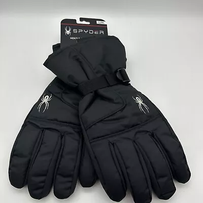 Spyder Men’s Black Logo Insulated Gloves Size Large / XL • $15