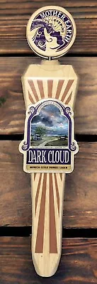 MOTHER EARTH BREWING NC Rare Dark Cloud Lager 12” Globe Top Beer Tap Handle • $29.95