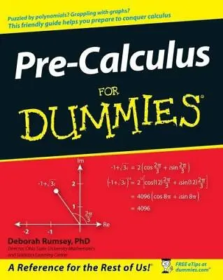 Pre-Calculus For Dummies By  • $4.54