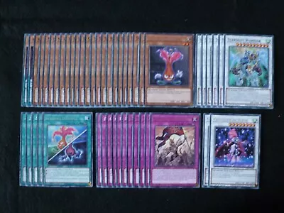 Yu-gi-oh 48 Card Stardust Warrior / Fleur Deck  *ready To Play* • £8.90