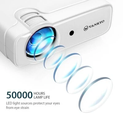 £59.90 • Buy Mini Home Movie Projector 1080P HD WIFI With IPhone Android With Free Screen