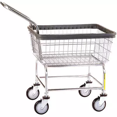 R&B WIRE PRODUCTS INC. 100CECLCH Wire Laundry Cart600 Lb. Ld Cap.Silver • $280.52
