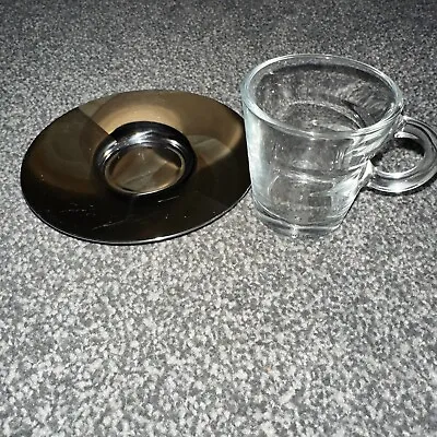 Nespresso Espresso Cup & Stainless Steel Saucer • £0.99