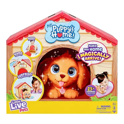 Little Live Pets My Puppy's Home Interactive Plush Toy Puppy & Dog House - New • $50.99