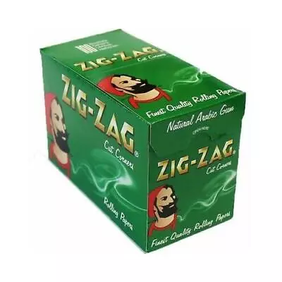 1000 Zig Zag Green Rizla/rolling Papers 20 Packs X 50 Papers • £5.99