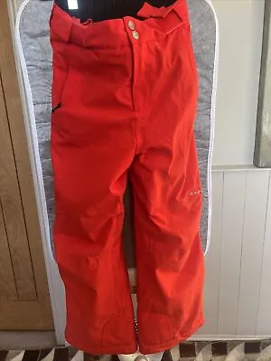 Dare2b Children’s Red Ski Trousers  Age 11-12 4 Way Stretch  • £25