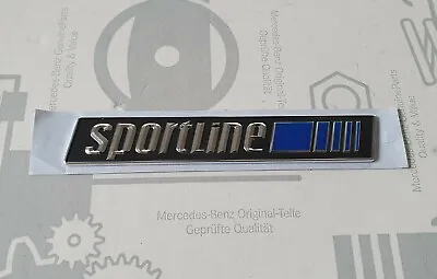 /708/ Mercedes-Benz Lettering Sportsline Emblem Logo Fenders Front W124 W201 • $85.14
