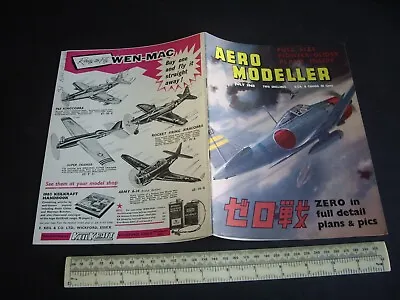 £7.95 • Buy Aero Modeller Magazine July 1963. Japanese Zero Special Soviet Rythm Engine Test
