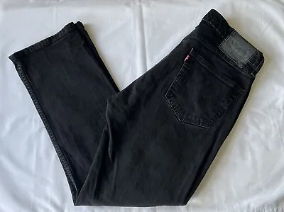 Vintage Levi’s 505 Jeans Black Denim Trousers W33 L30 33x30 • £29.95