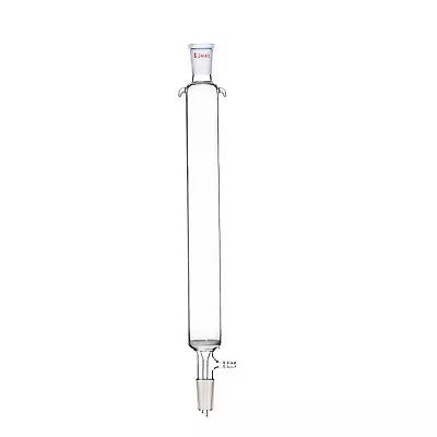 400ml 24/40 Glass Chromatography Column 30cm OD45mm Vacuum Adapte Lab Glassware • $59.99