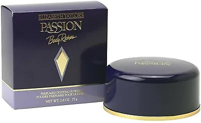 ELIZABETH TAYLOR'S PASSION BODY RICHES PERFUMED DUSTING POWDER 2.6 Oz / 75 G NEW • $15.99