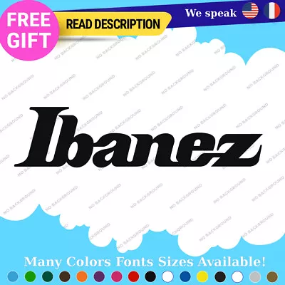 Fits Ibanez Decals Stickers Vinyl Guitar  Swoosh Jem Headstock Old Vintag Amp • $5.57