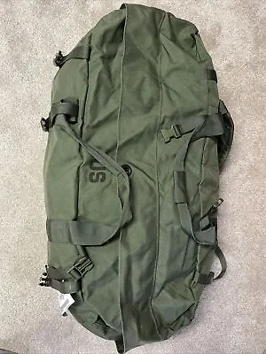 US Military Improved Sport Green Waterproof Duffel Bag 8465-01-604-6541 • $33.99