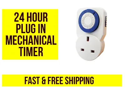 24 Hour Plug In Timer ***FREE SHIPPING*** • £6.70