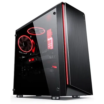$130 • Buy Premium Quality Gaming Computer Case RGB Gaming Computer Case For Desktop