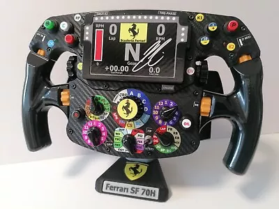 Signed Kimi Raikkonen_FULL SIZE Replica SF70H F1 Steering Wheel 2 • $746.01