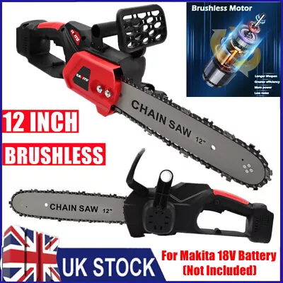 12  Cordless Chainsaw Electric Powerful Wood Cutter For Makita 18V No Battery • £26.95