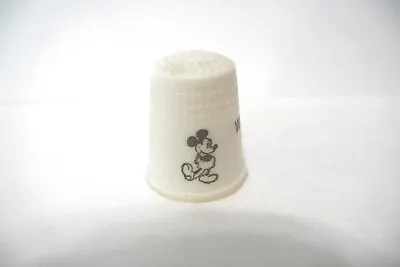 Thimble Vintage Plastic  World Fair Chicago 1933  W/mickey Mouse • $8.99