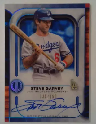 2022 Topps Tribute Autograph Blue Steve Garvey #135 /150 Dodgers TA-SG 1st Base • $45