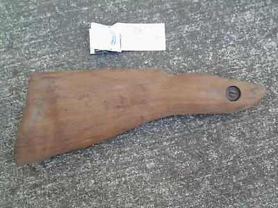 Original US WWII Thompson SMG Wooden Stock Marked Military Army  NOS • $30