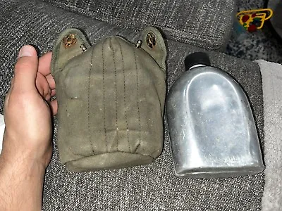 Vtg Vietnam War Era US Army USMC Canteen Set • $19.99