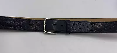 Nocona Belt Co Mens Black Pebbled Leather Belt Size 40 N1211801 • $22.99