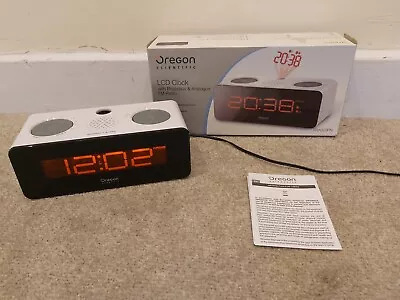 Oregon Scientific Alarm Projection Clock Radio - RRA320PN - Boxed With Adaptor • £29.99