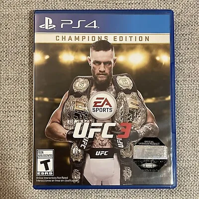 EA Sports UFC 3 - Champions Edition (Sony PlayStation 4) PS4 Conor McGregor • $11.49
