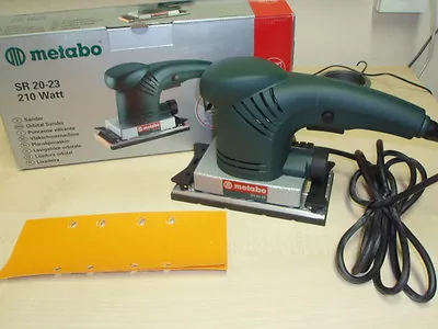 £99.99 • Buy NEW METABO SR 20-23 1/3 SHEET ORBITAL SANDER 210Watt 210W 230Volt 230V