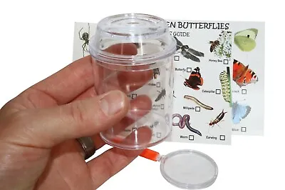 Bug Pot/ Bug Jar Set Includes Insect Spotter Cards & Magnifying Glass • £5.24