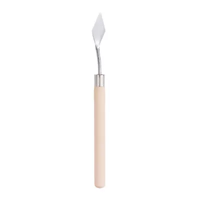 Stainless Steel Wood Handle Small Pointed Tip Pallet Knife For Painting • £4.37