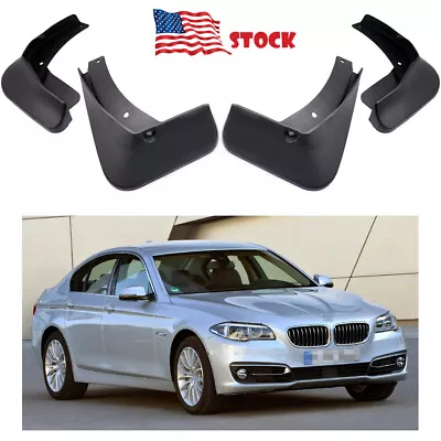 $69.99 • Buy 4Pcs Mud Flaps Splash Guard Fender Mudguard For BMW 5-Series Sedan 2011-2016 F10