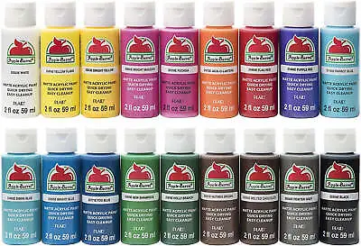 £5.49 • Buy Apple Barrel Acrylic Paints (Matte) 59ml - Various Colours - BUY 5, GET 5 FREE!