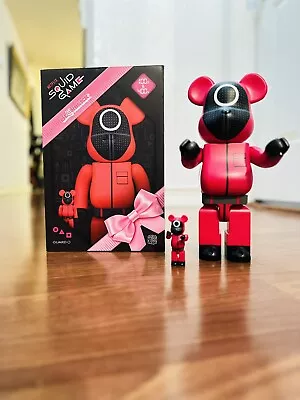 Squid Game Guard O 100% + 400% Bearbrick Set By Medicom Toy • $120