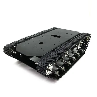 TS700 Tracked Robot Tank Chassis Metal Track W/ Motor Encoding Disk No-RC • $348.81