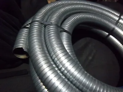 1.75 In EXHAUST FLEX PIPE  1-3/4  ID X 5 FT Galvanized Flexible Steel Tubing • $60.25